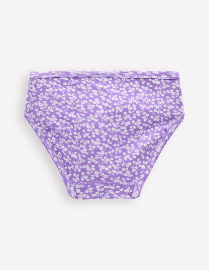 7-pack Pointelle Pants-Multi Ditsy Vine-2