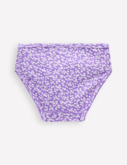 7-pack Pointelle Pants-Multi Ditsy Vine