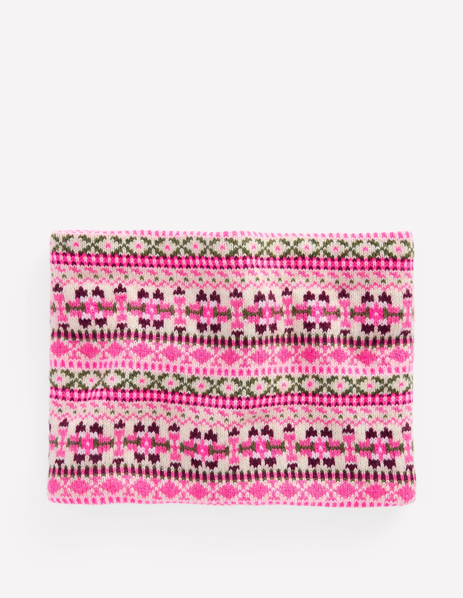 Fair Isle Snood-Heritage Fair Isle - Image 1