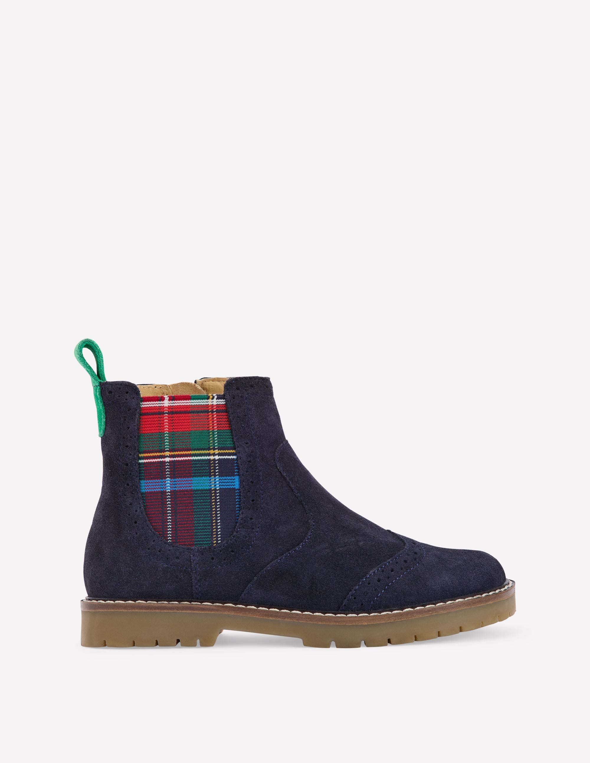Suede Chelsea Boots-College Navy Suede - Image 1