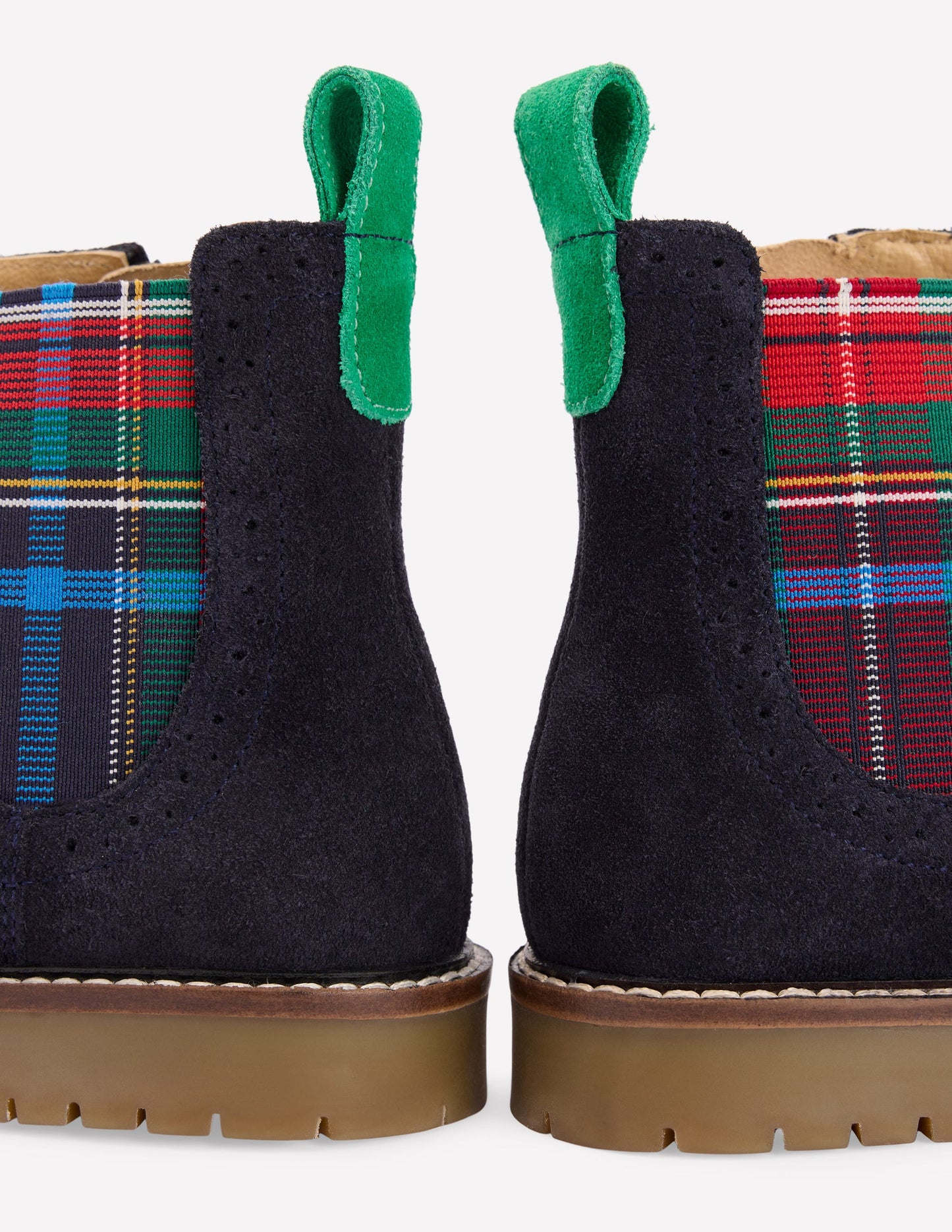 Suede Chelsea Boots-College Navy Suede