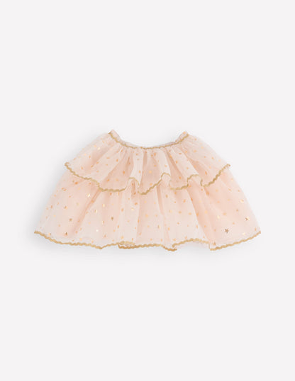 Tulle Cape-Soft Ivory/ Gold Confetti-3