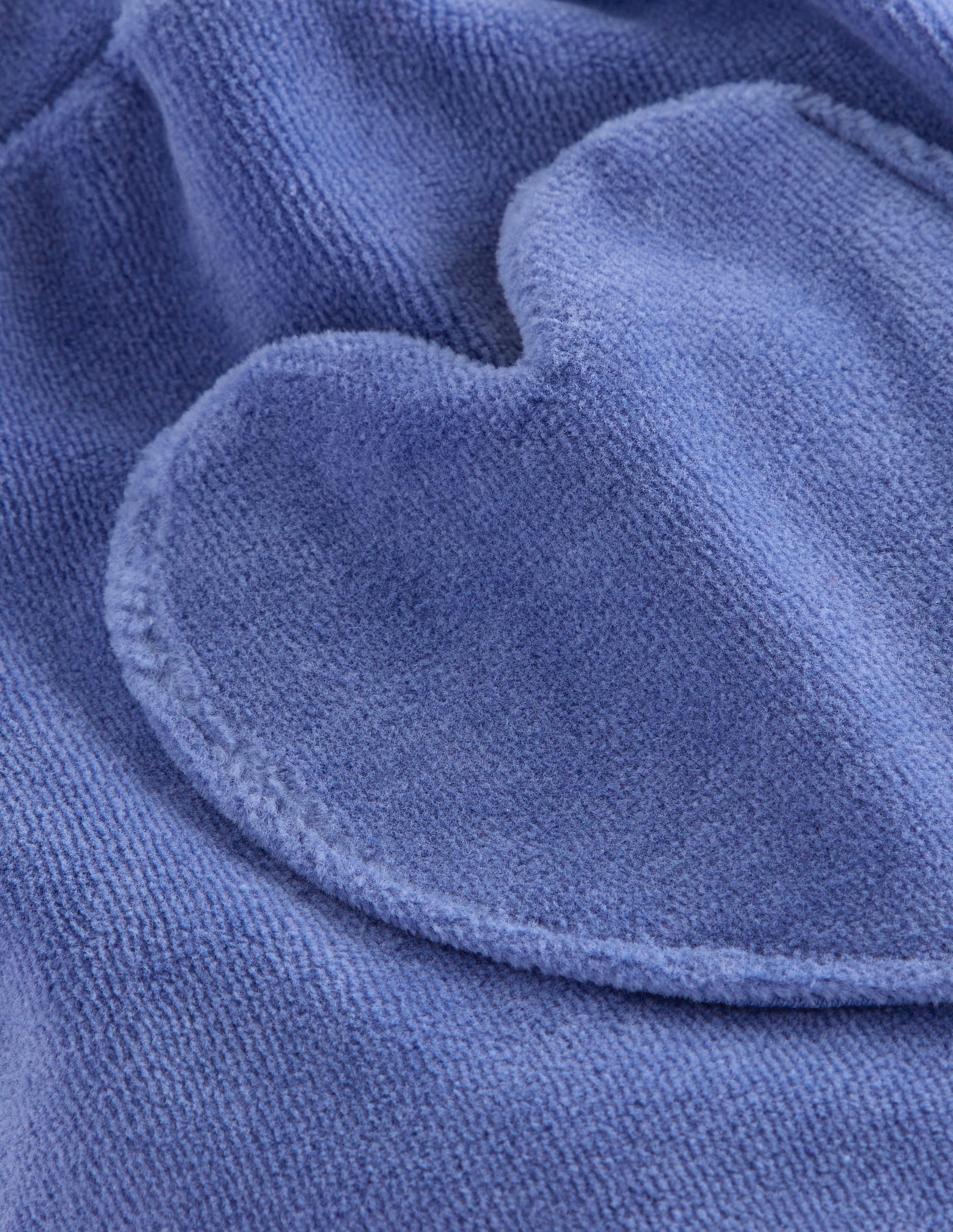 Heart Pocket Velour Jogger-Soft Blue-3
