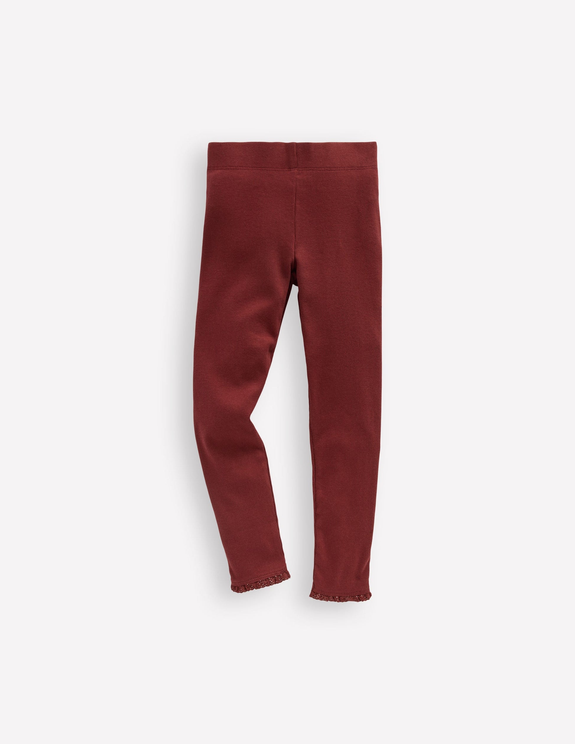 Ribbed Leggings-Chesnut-1