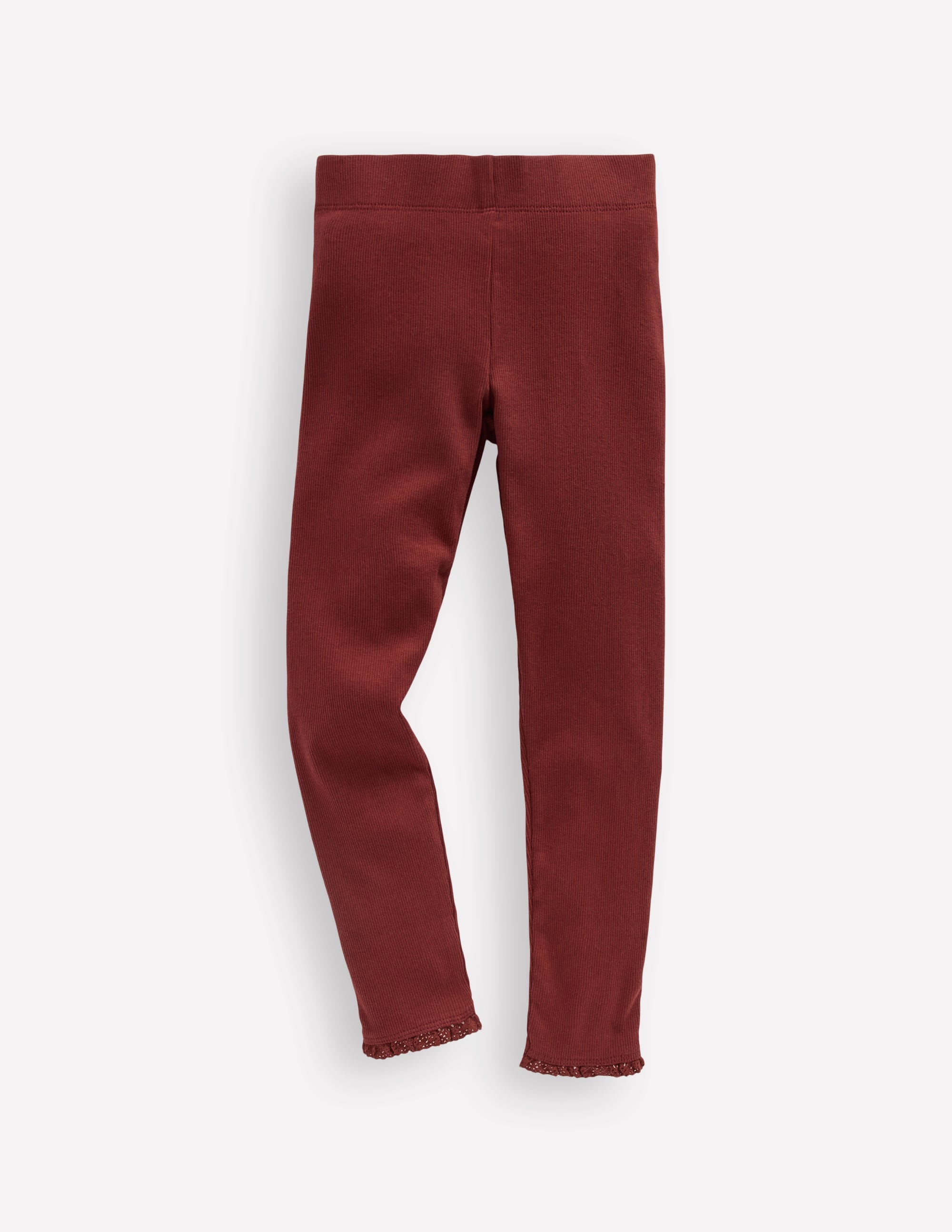Ribbed Leggings-Chesnut - Image 1