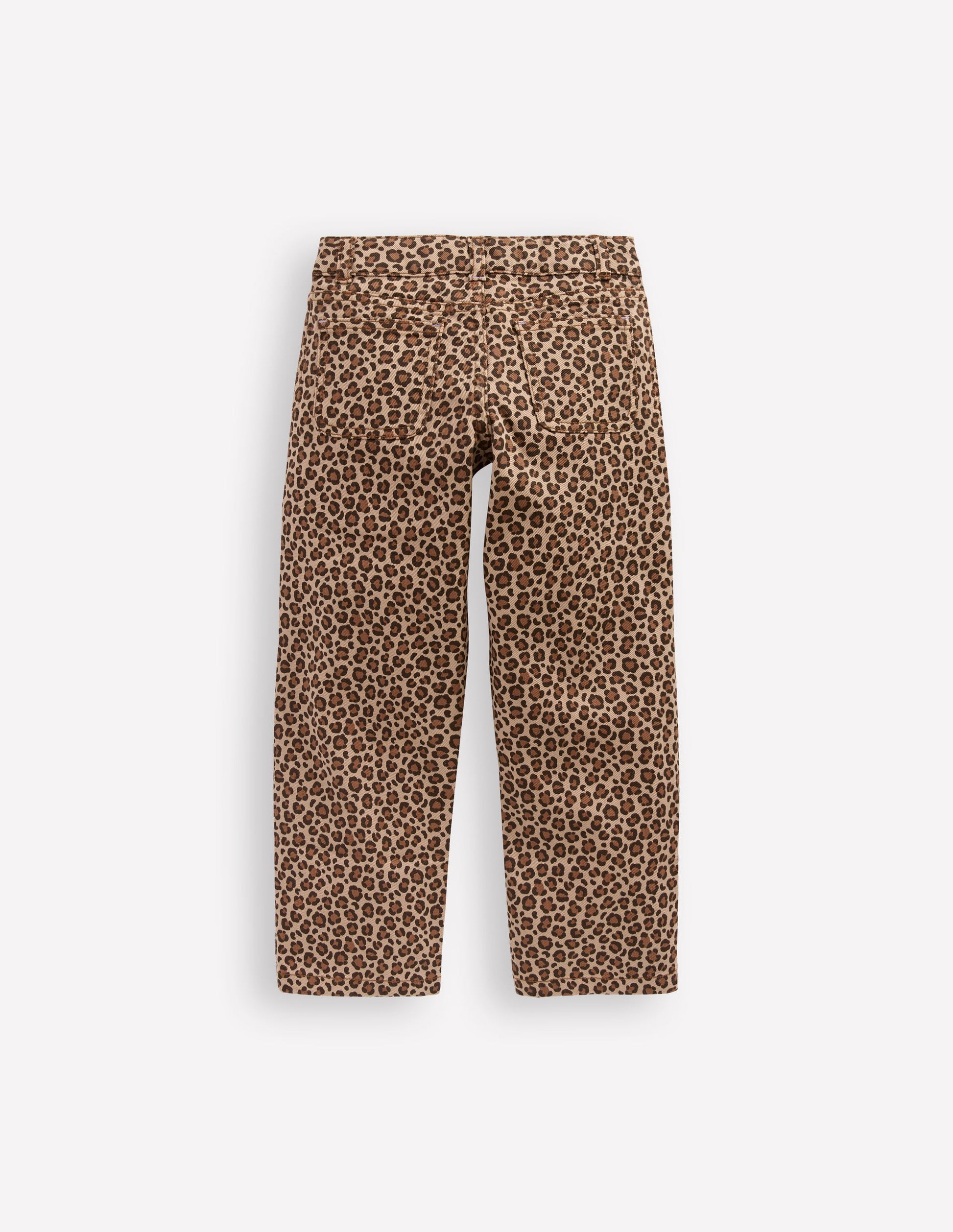 Patch Pocket Trouser-Leopard Print-2