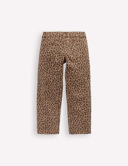 Patch Pocket Trouser-Leopard Print-2