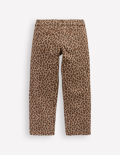 Patch Pocket Trouser-Leopard Print-2