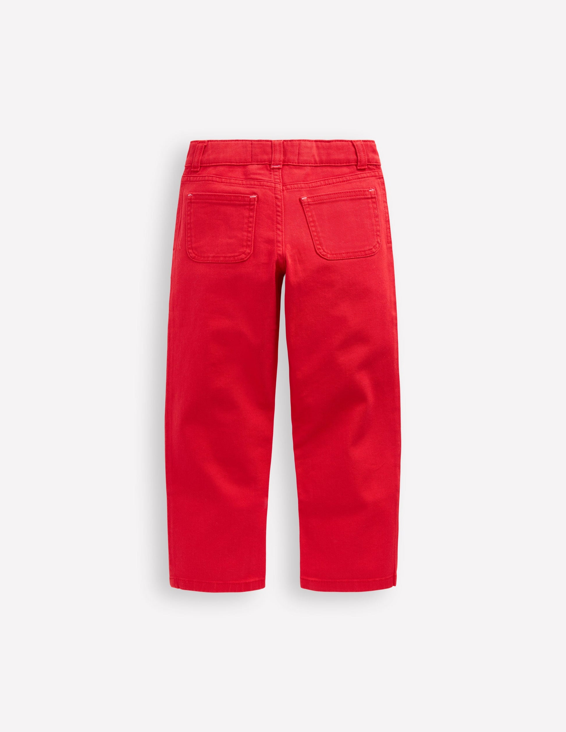 Patch Pocket Trouser-Poppy Red-2
