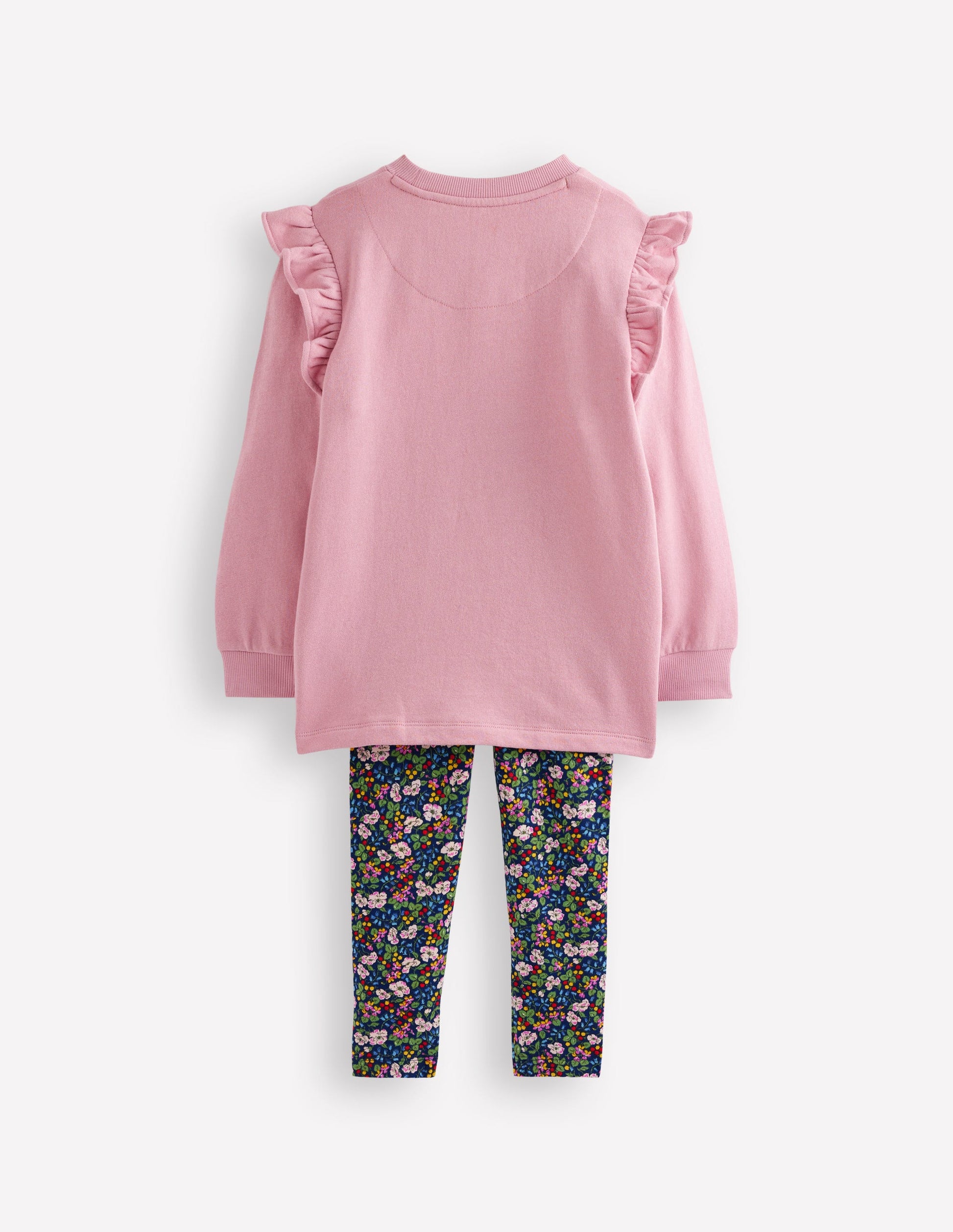 Sweat Tunic and Legging set-Berry Floral-2