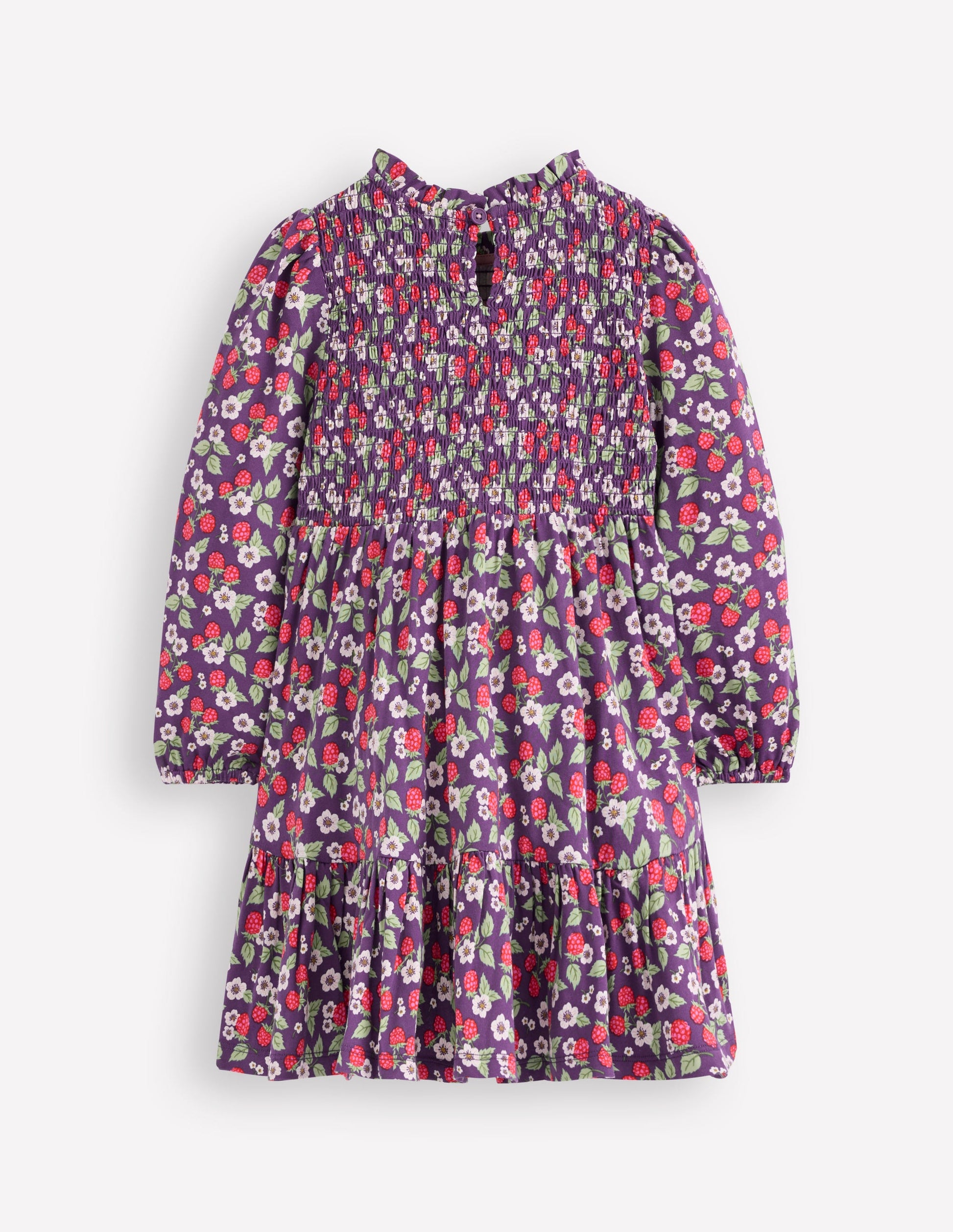 Aurora Long Sleeve Dress-Mystical Purple Vintage Berry-2