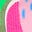 Long Sleeve Riso T-Shirt-Raspberry Pink Unicorns