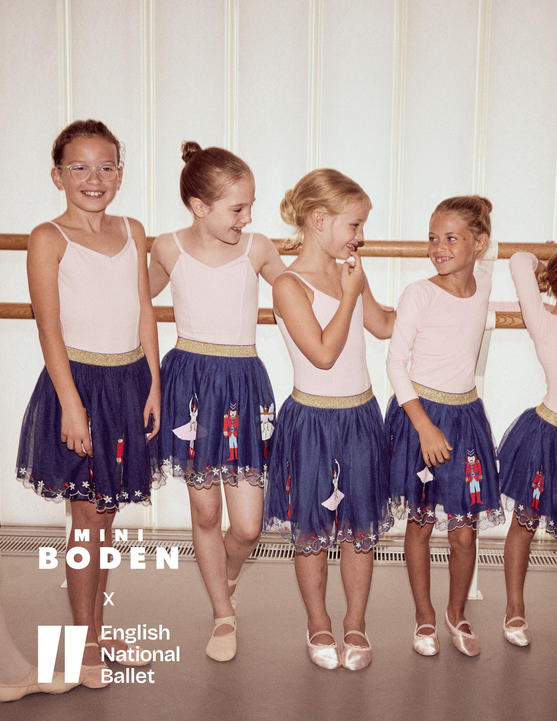 Appliqué Tulle Skirt-Starboard Blue Nutcracker-1