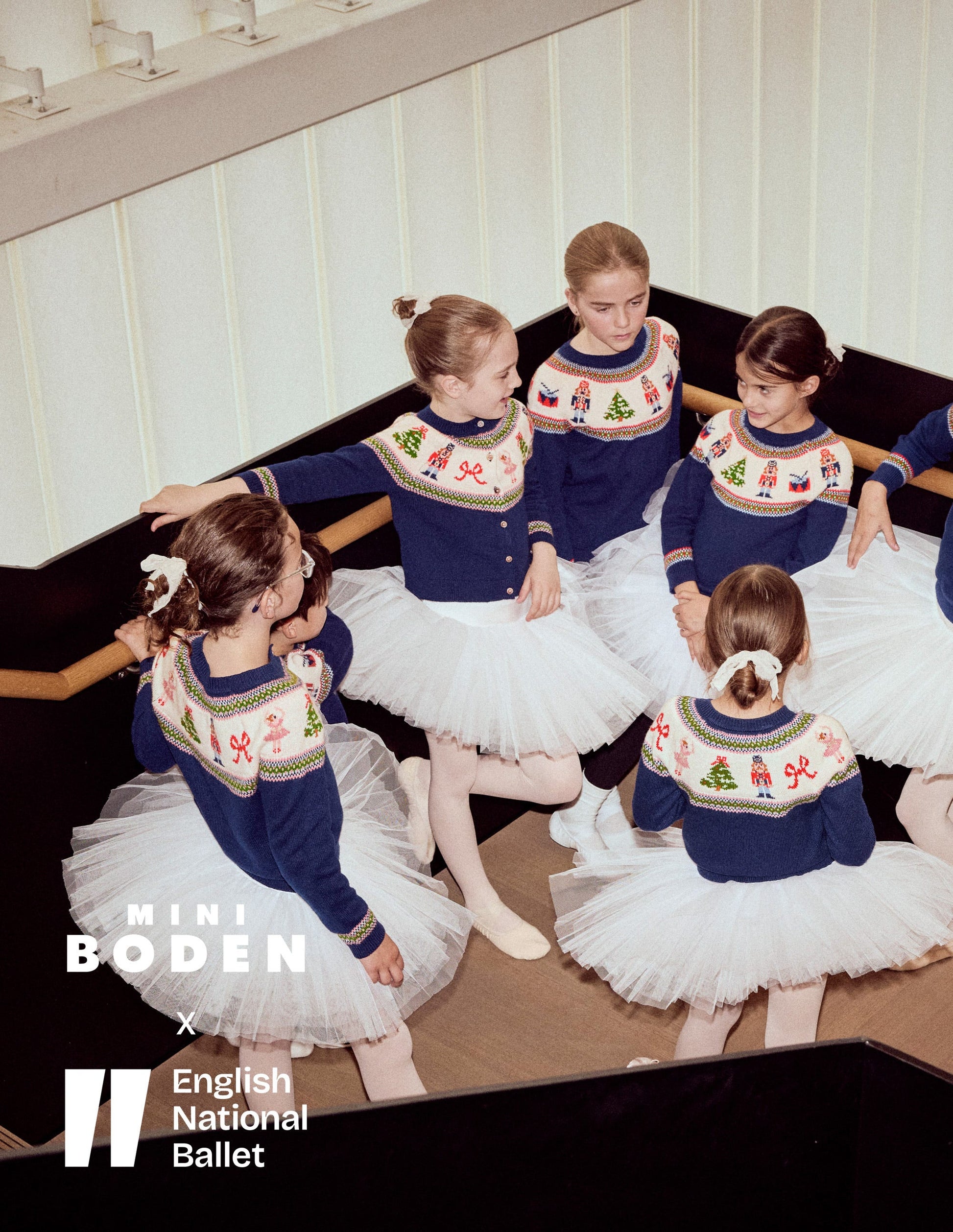 Edie Fair Isle Cardigan-Blue Nutcracker-1