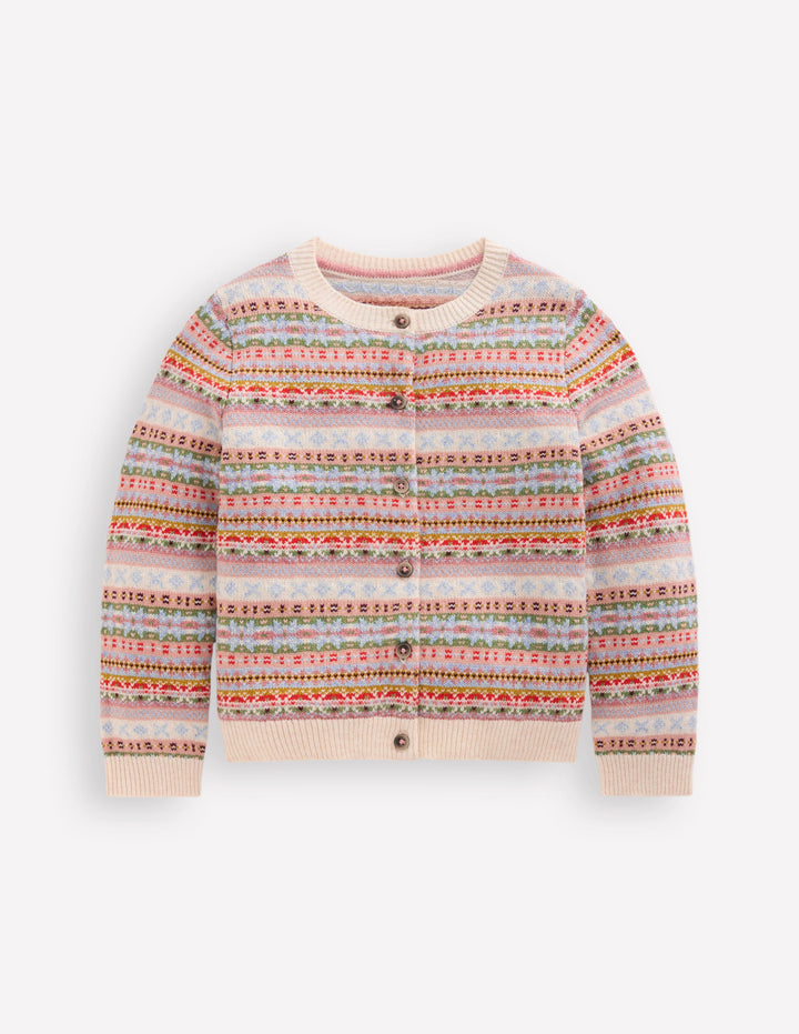 Edie Fair Isle Cardigan-Soft Multi