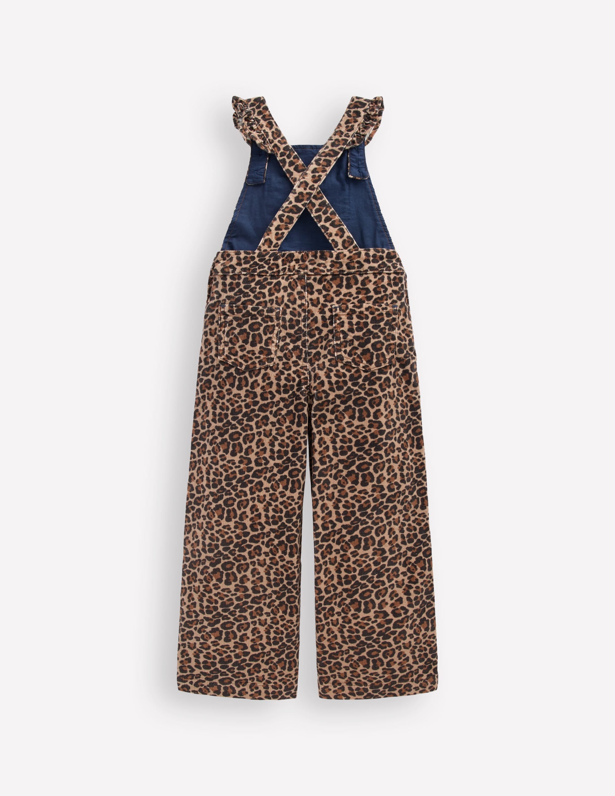 Frill Dungarees-Leopard - Image 2