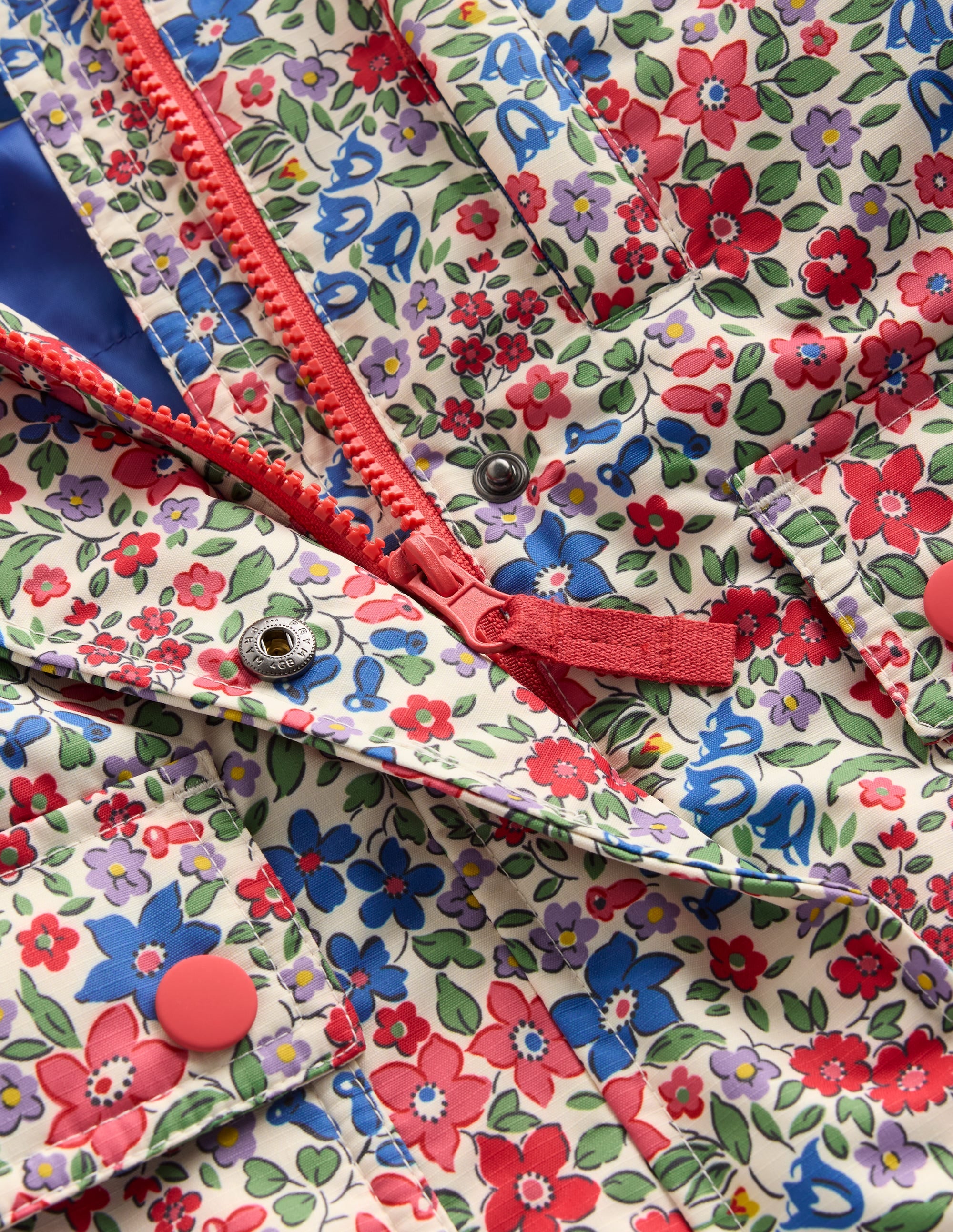4-in-1 Waterproof Coat-Rapture Rose Flowerbed - Image 3