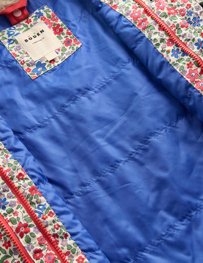 4-in-1 Waterproof Coat-Rapture Rose Flowerbed-6