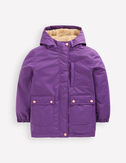 4-in-1 Waterproof Coat-Purple-2