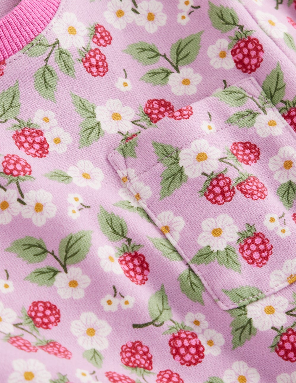 Minna Sweatshirt Dress-Soft Lavender Vintage Berry - Image 3