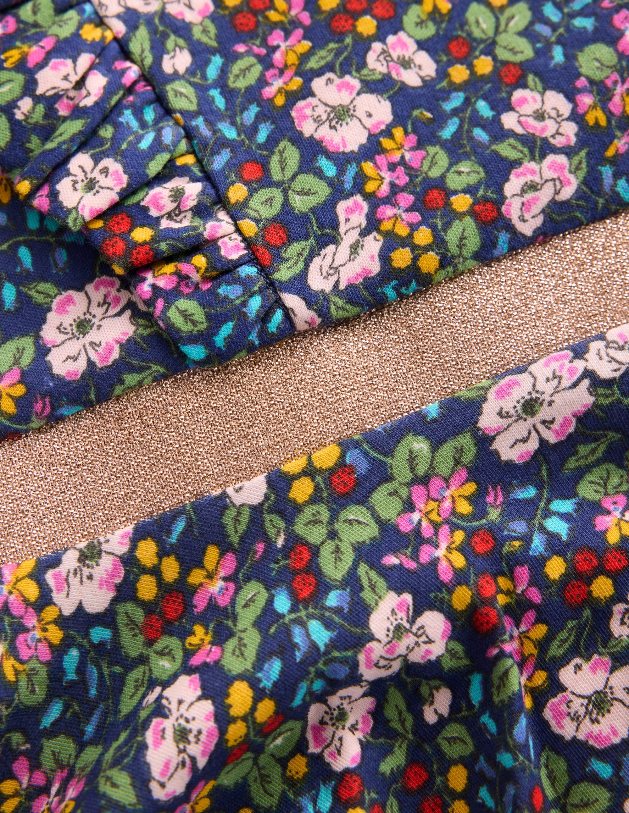 Cora Twirly Jersey Dress-Starboard Blue Berry Floral - Image 3