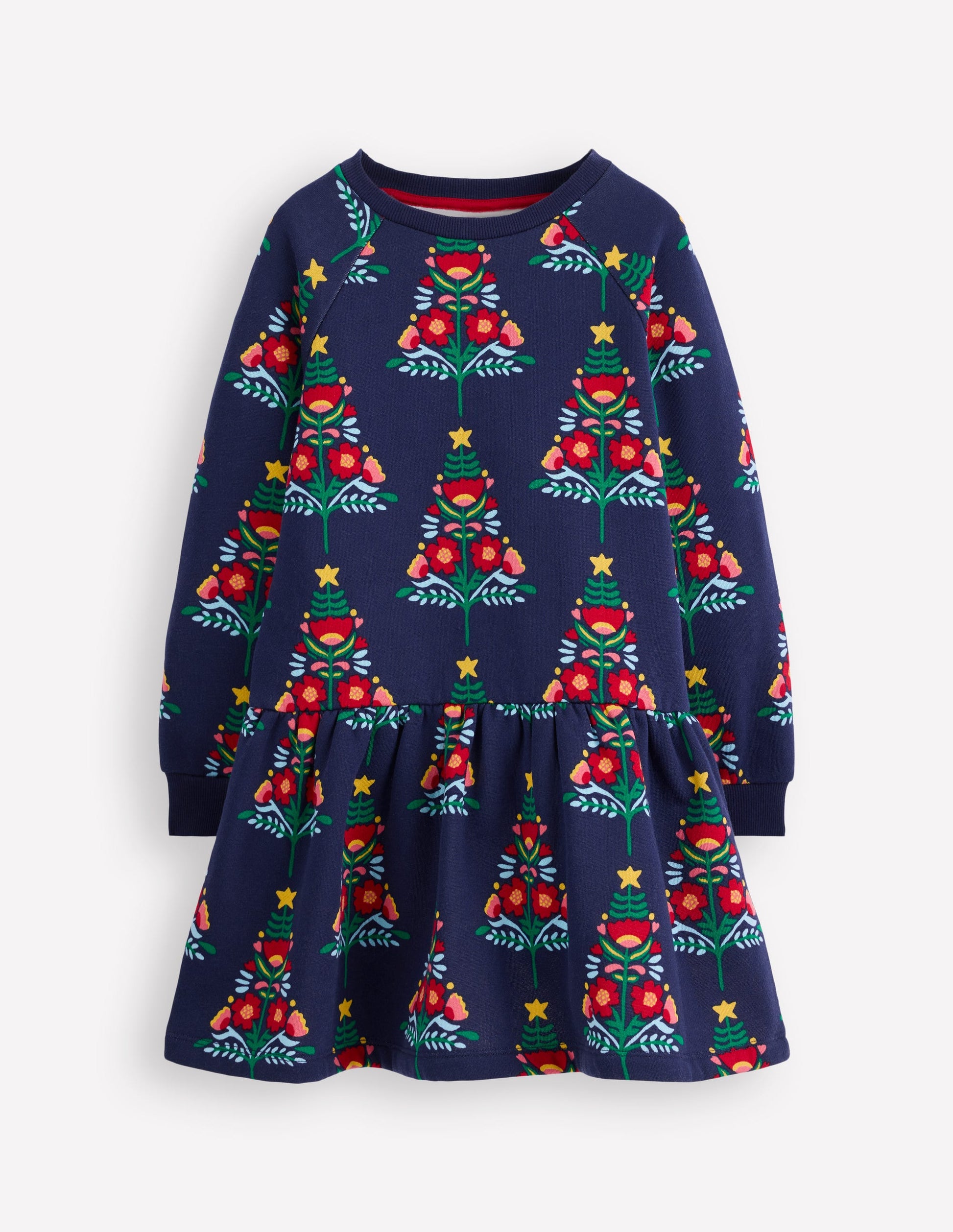 boden christmas tree dress Mini Boden Christmas Tree Pinafore Dress, Stripe Tee & Tights Set in Forest Green Christmas Tree at Nordstrom, Size 12-18M
