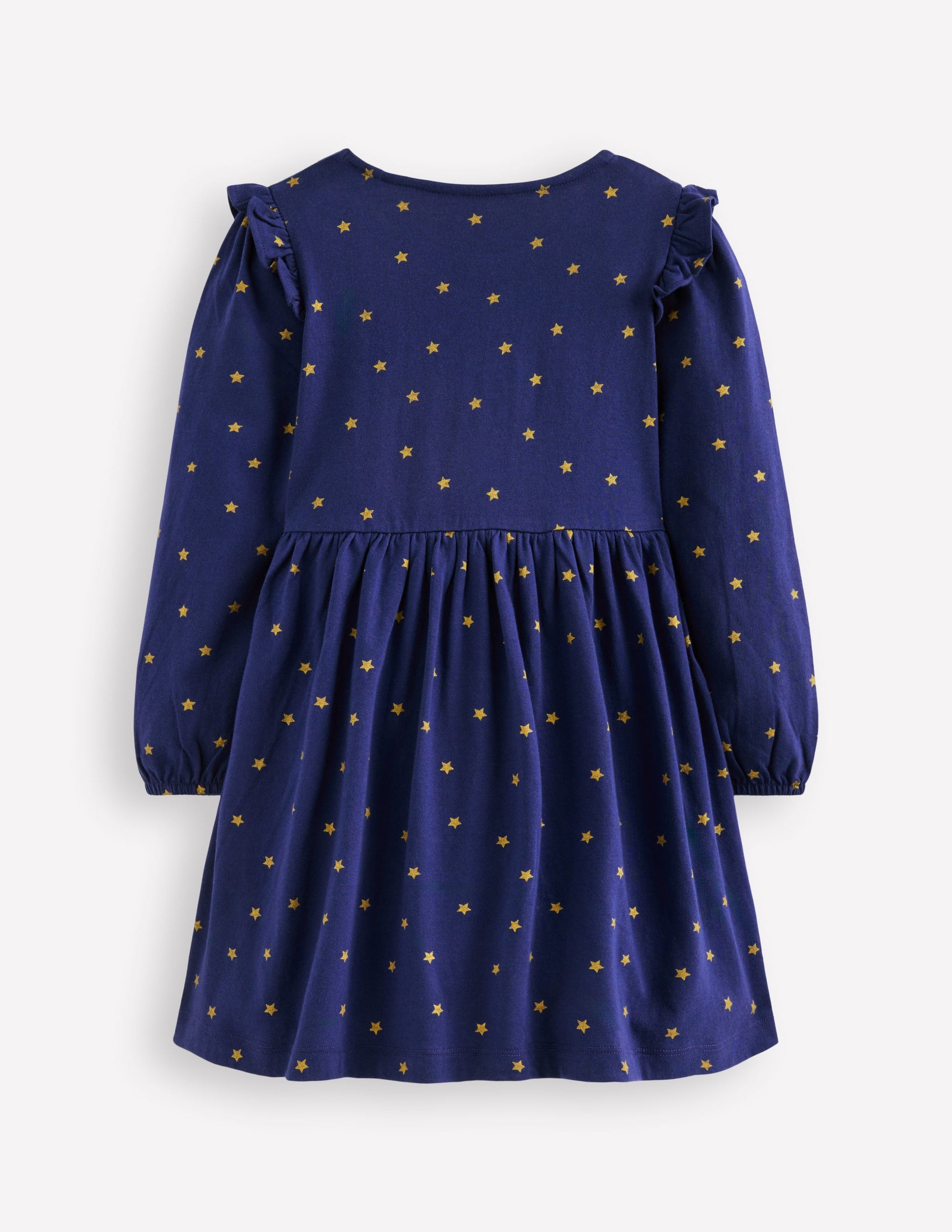 Appliqué Jersey Dress-College Navy Animals-3