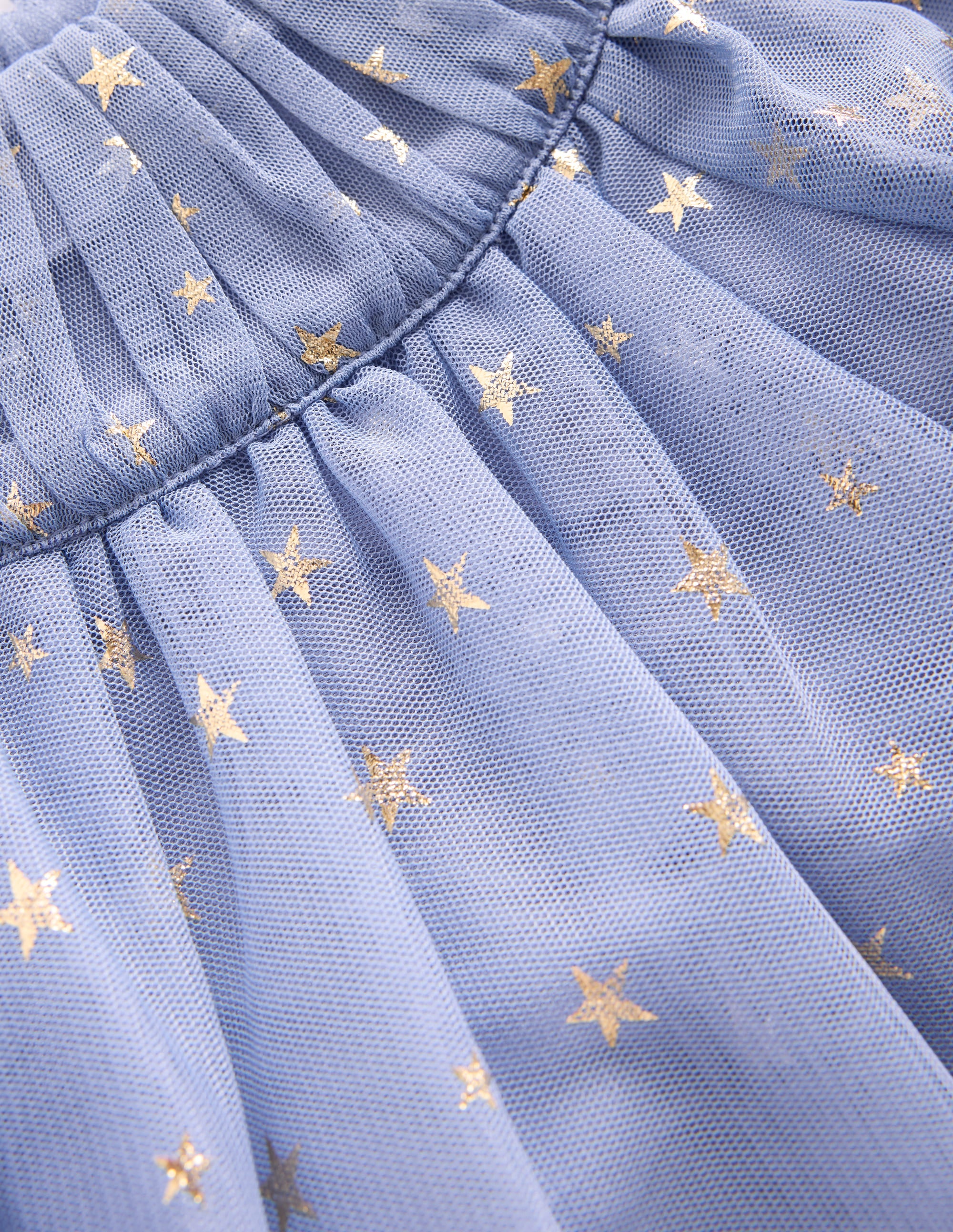 Tiered Tulle Dress-Stormbolt Blue - Image 6
