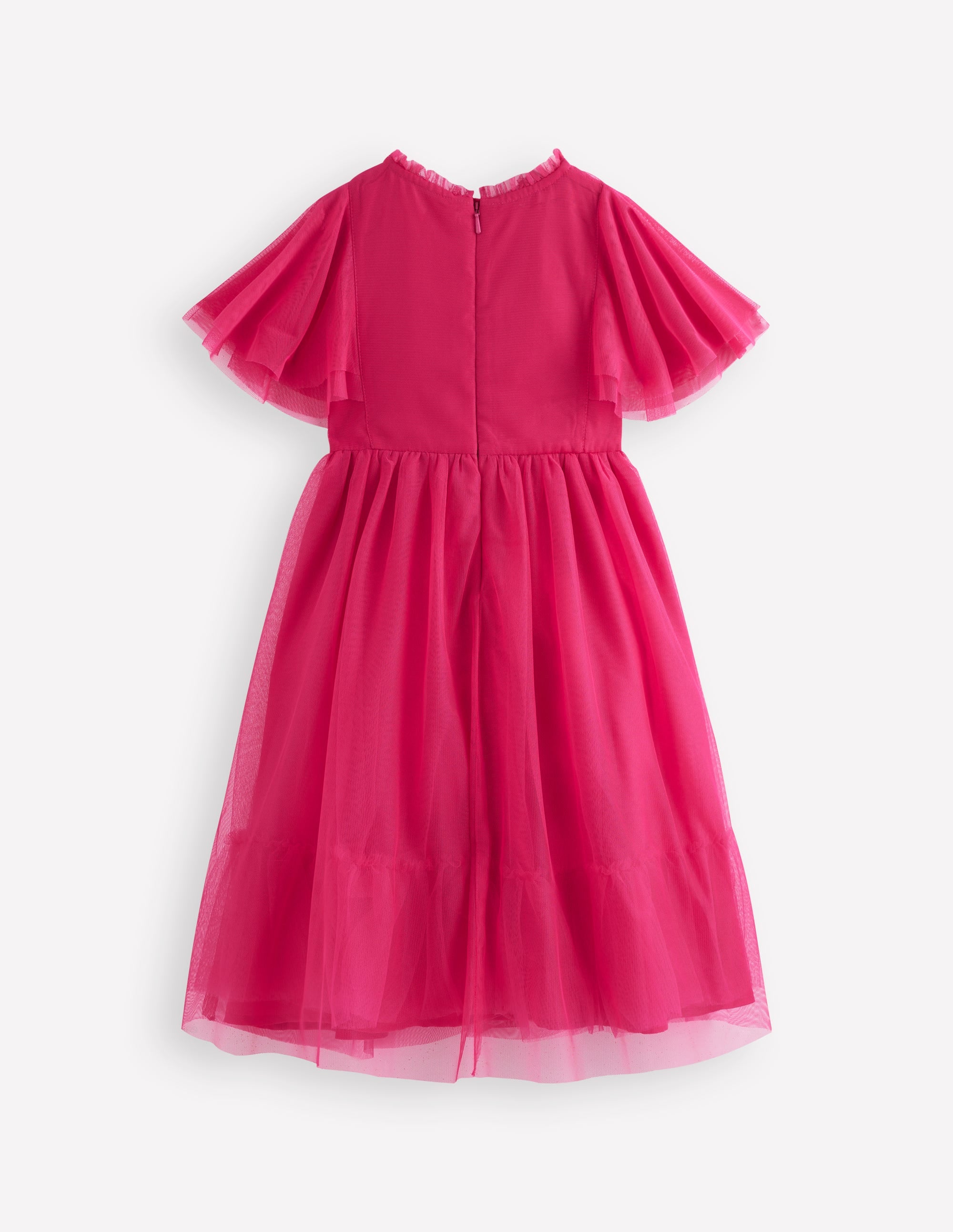 Embroidered Tulle Dress-Cherry Jam Lovebirds - Image 2