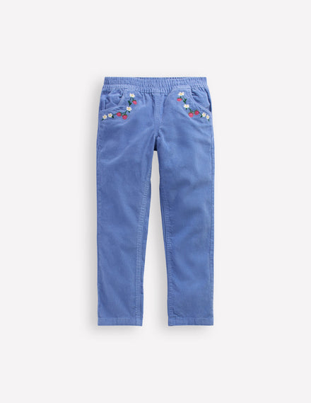Cord Pull-On Trousers-Ebb & Flow