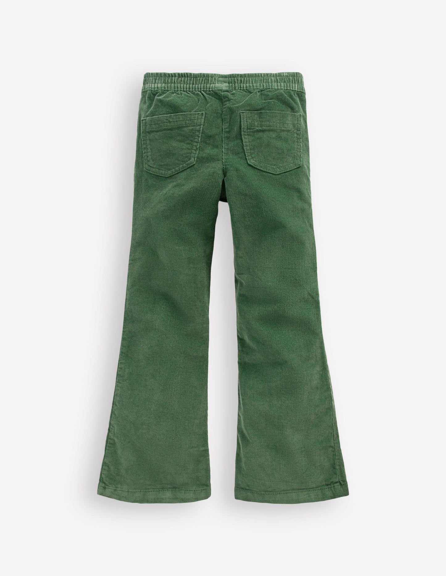 Flared Cord Legging-Green