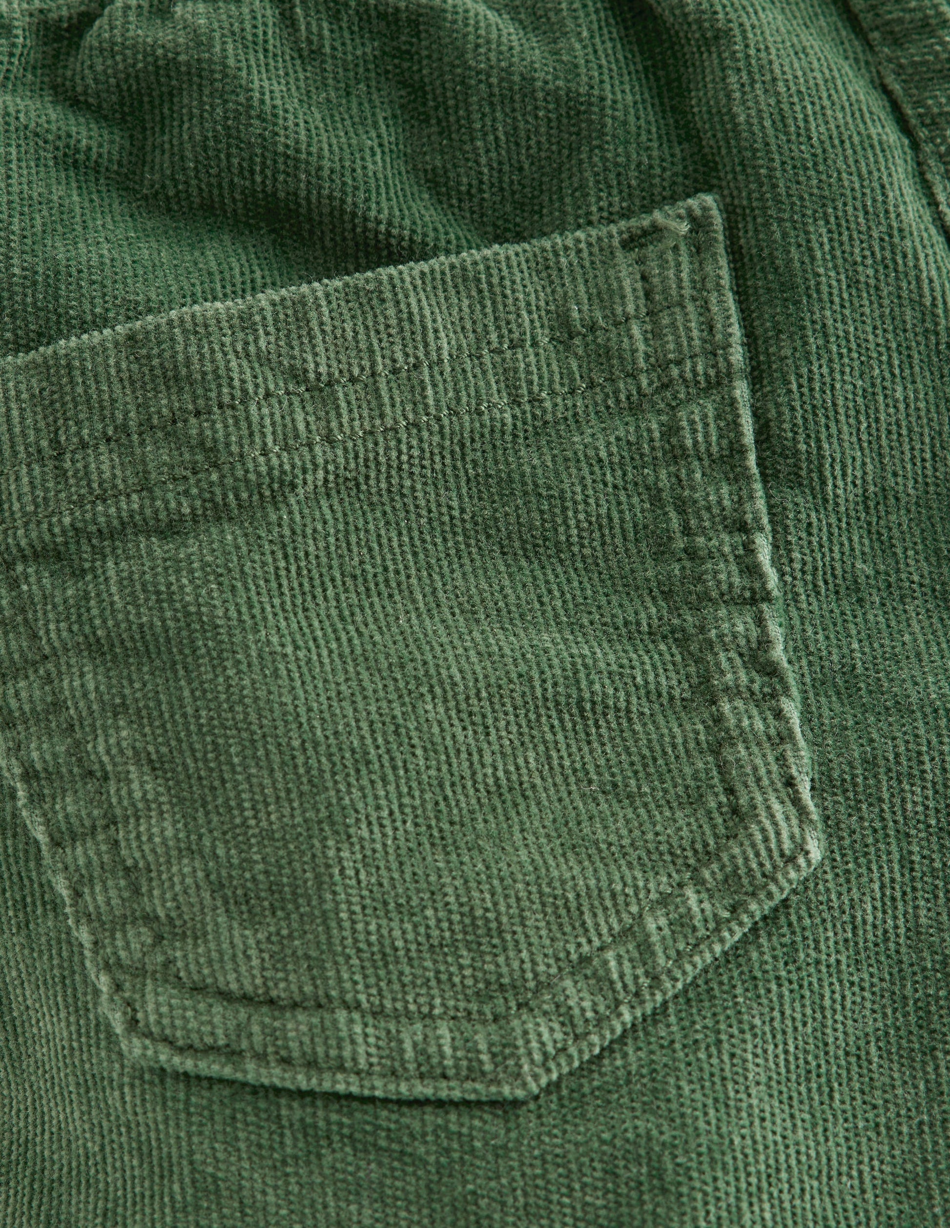Flared Cord Legging-Green-3