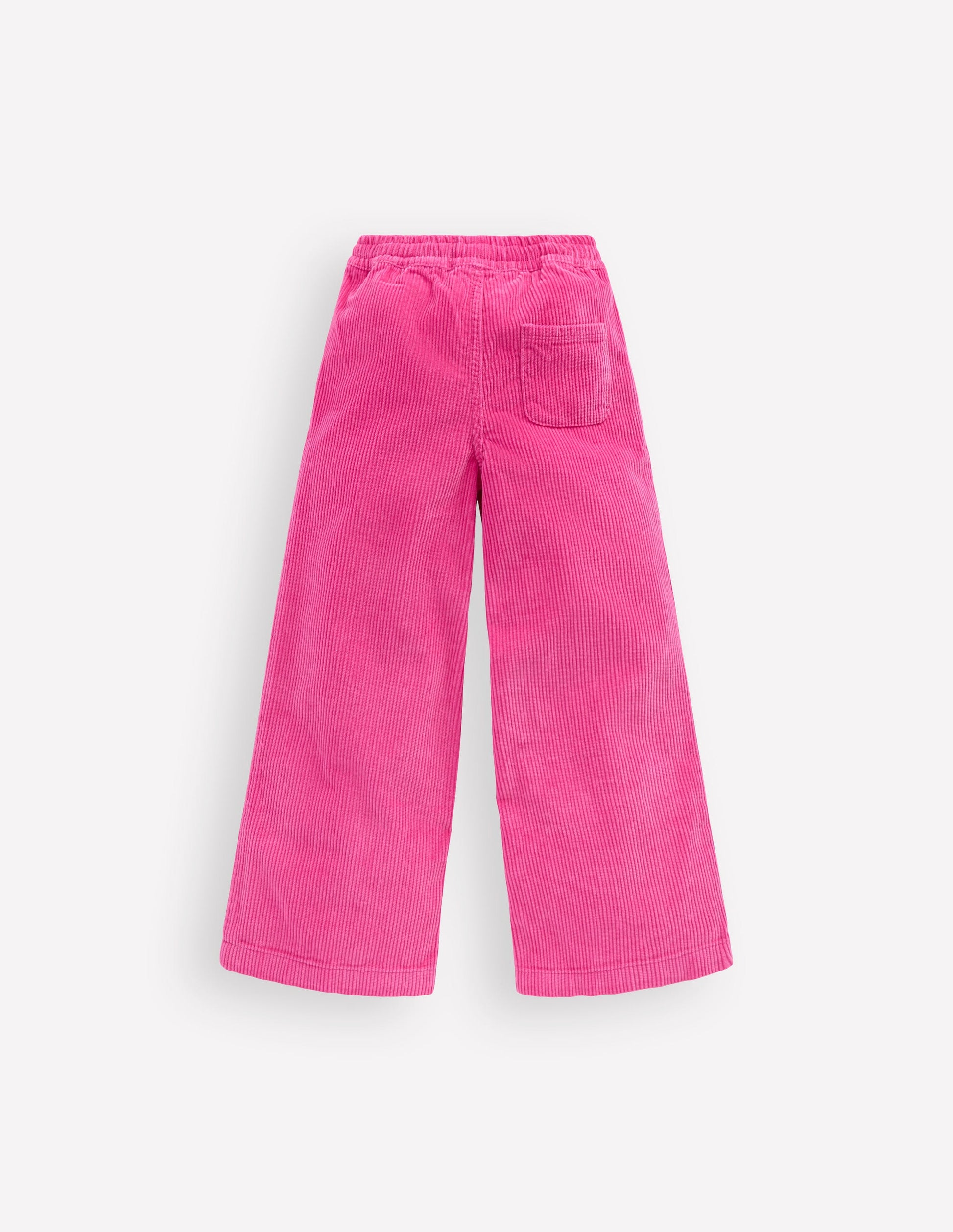 Relaxed Cord Trousers-Raspberry Pink-3