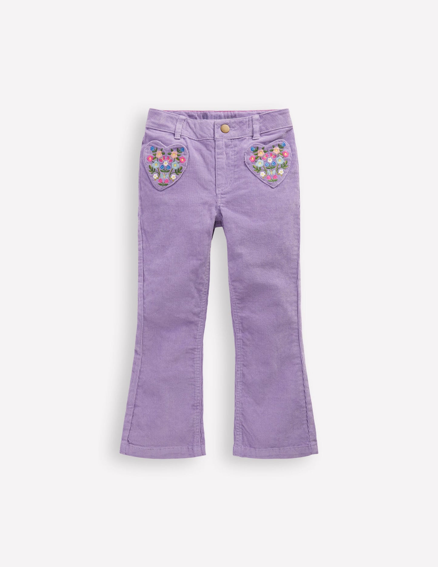 Kick Flare Trouser-Aster Purple