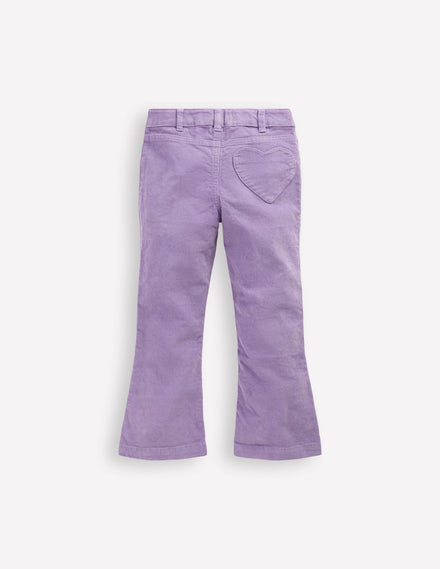 Kick Flare Trouser-Aster Purple