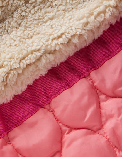 Joni Quilted Parka Coat-Blue Flower Meadow-6