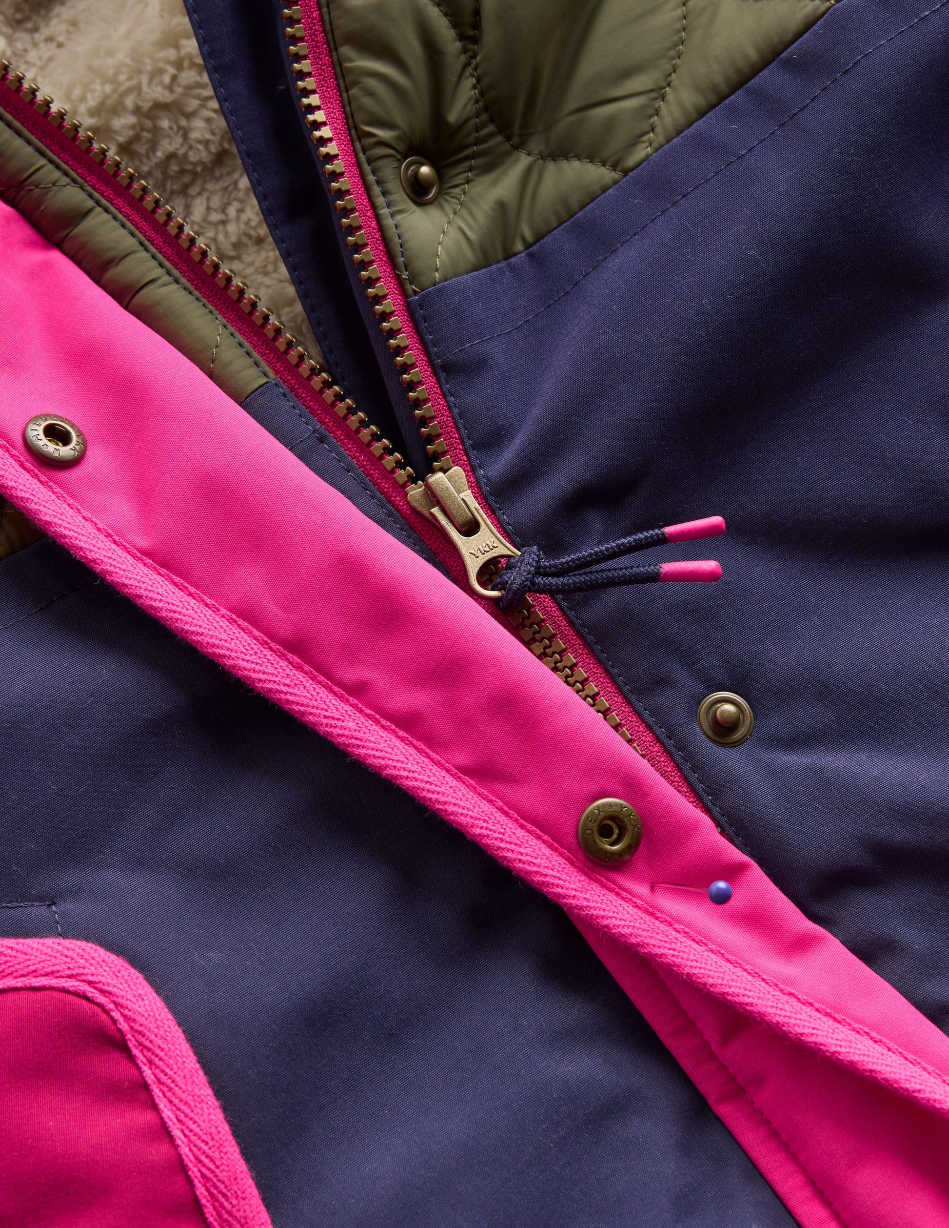 Joni Quilted Parka Coat-Multi Colourblock-4