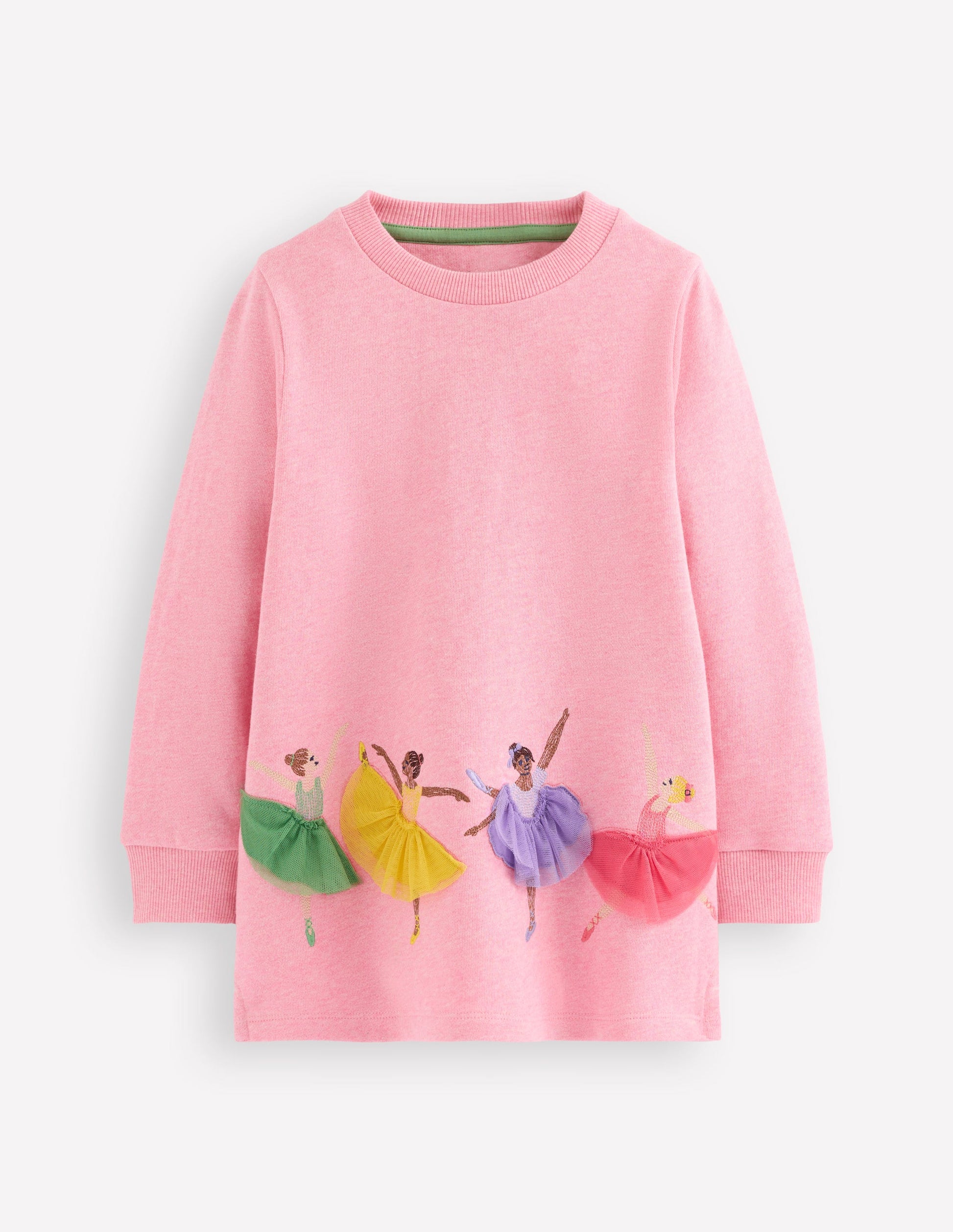 Applique Tunic-Pink Ballerinas-1