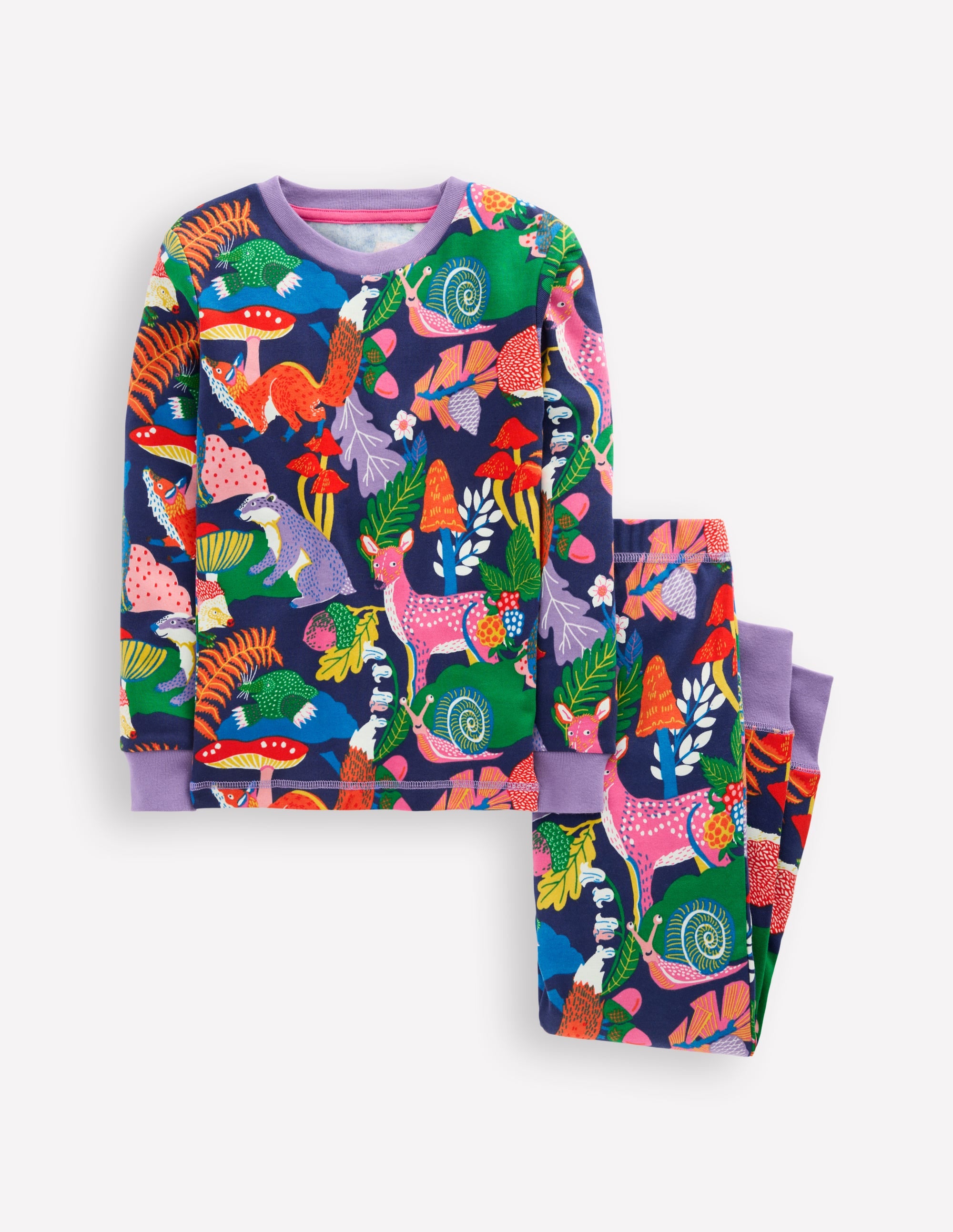 Snug Glow-in-the-dark Pyjamas-Rainbow Forest - Image 1