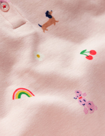 Snug Henley Pyjamas-Chalk Pink Parisien-3