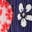 Bow Button Through Dress-Starboard Blue Love Birds
