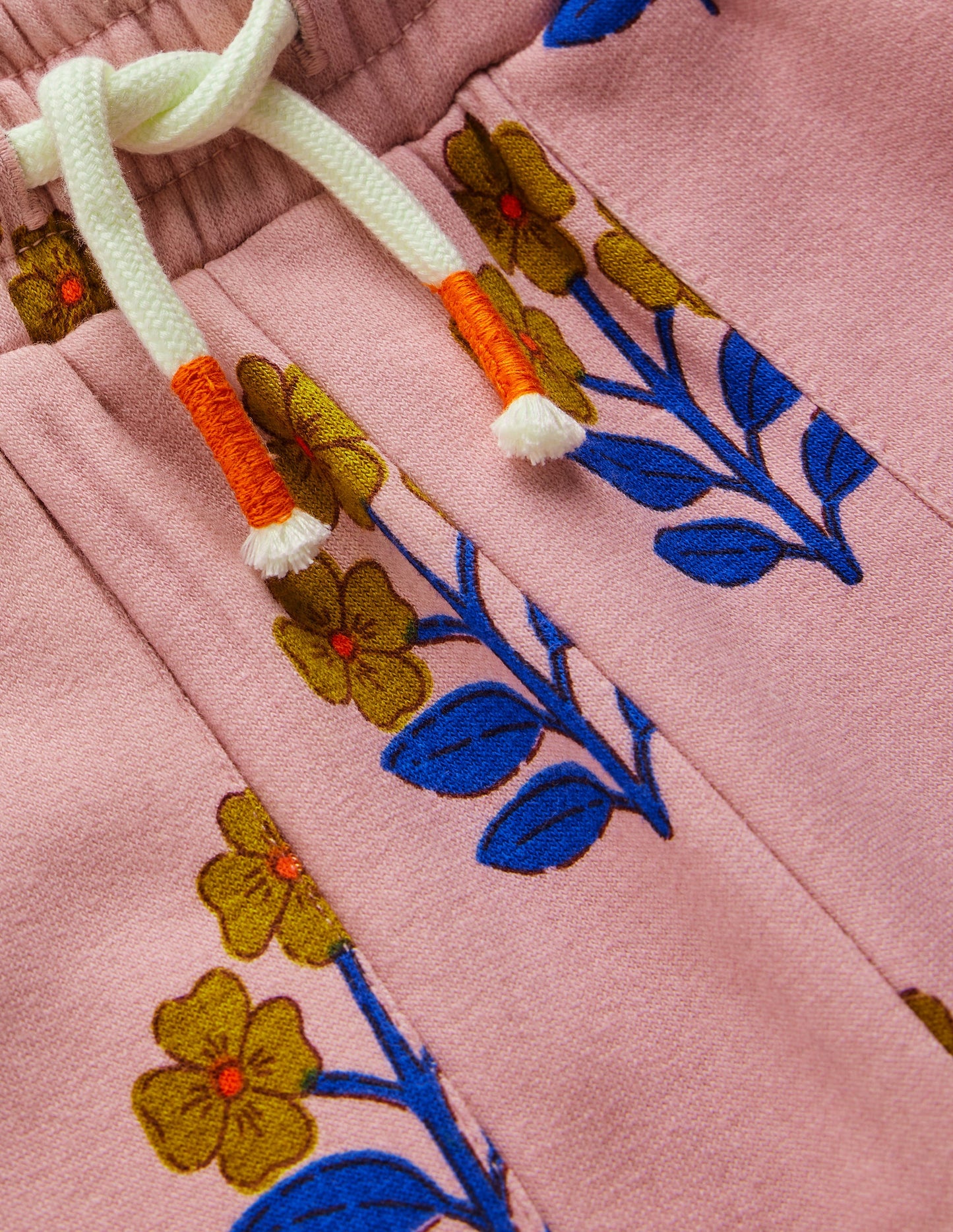 Wide Leg Printed Jogger-Oatmeal Cats