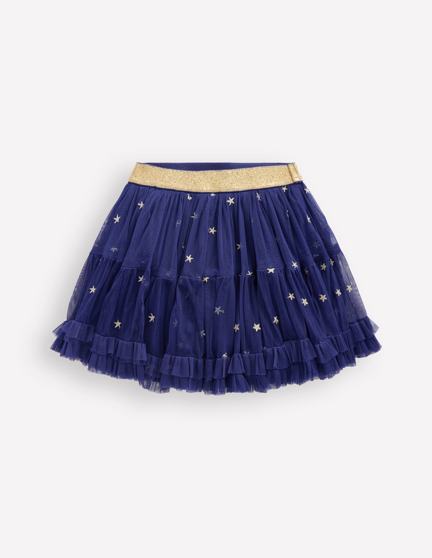 Interest Tulle Skirt-Navy Stars