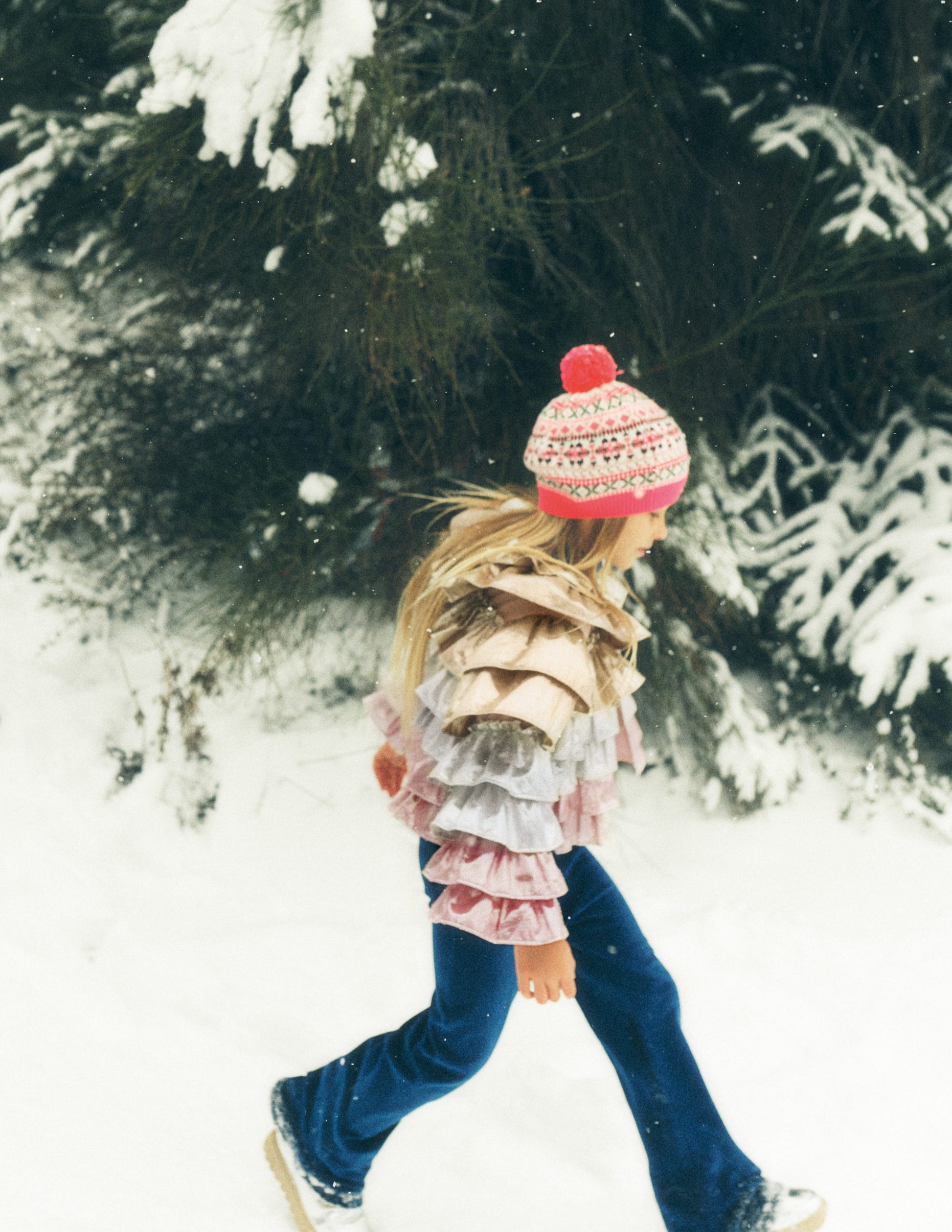 Metallic Tiered Jacket-Metallic Colourblock-1