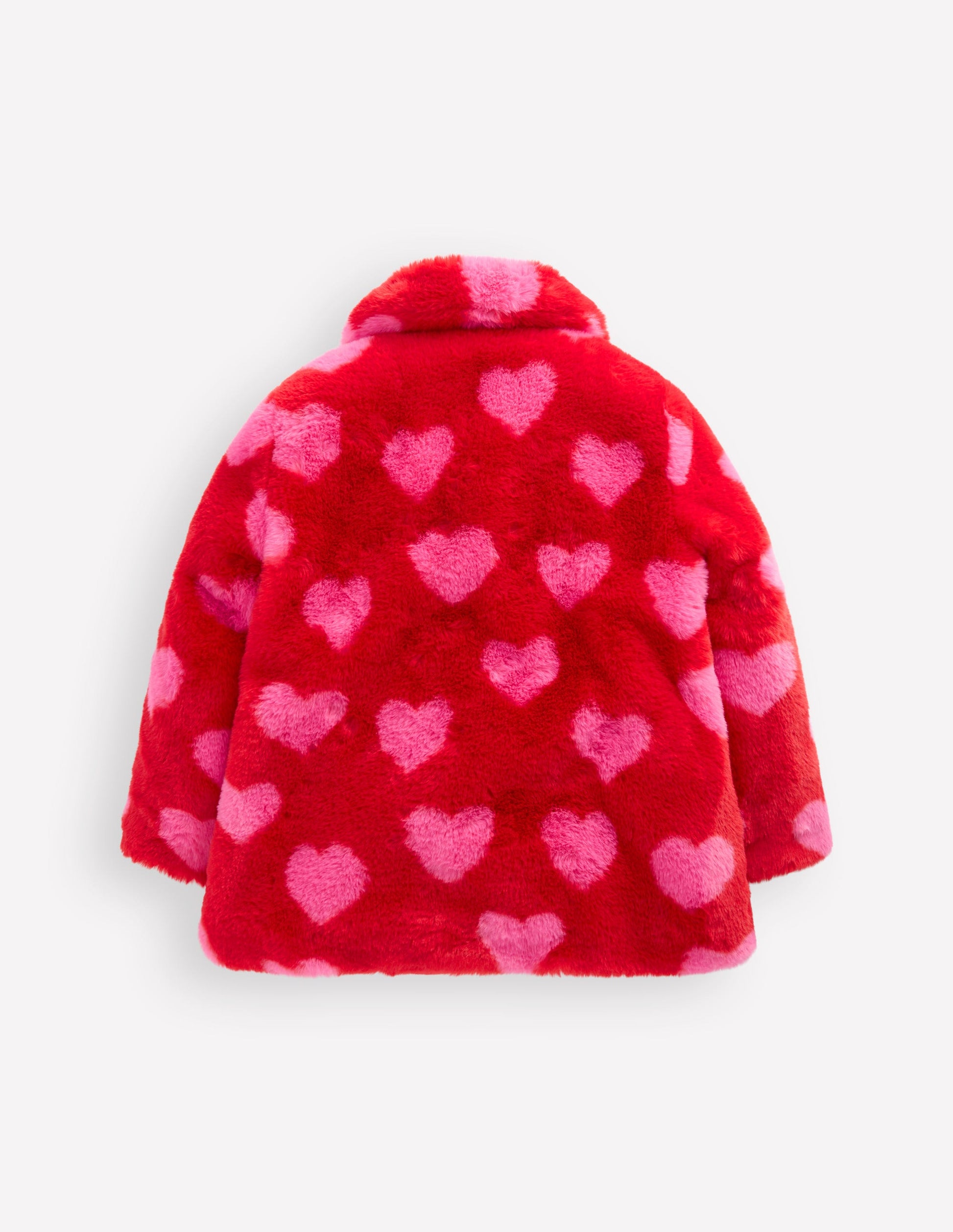 Faux Fur Collared Coat-Hearts-3