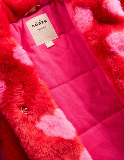 Faux Fur Collared Coat-Hearts-6