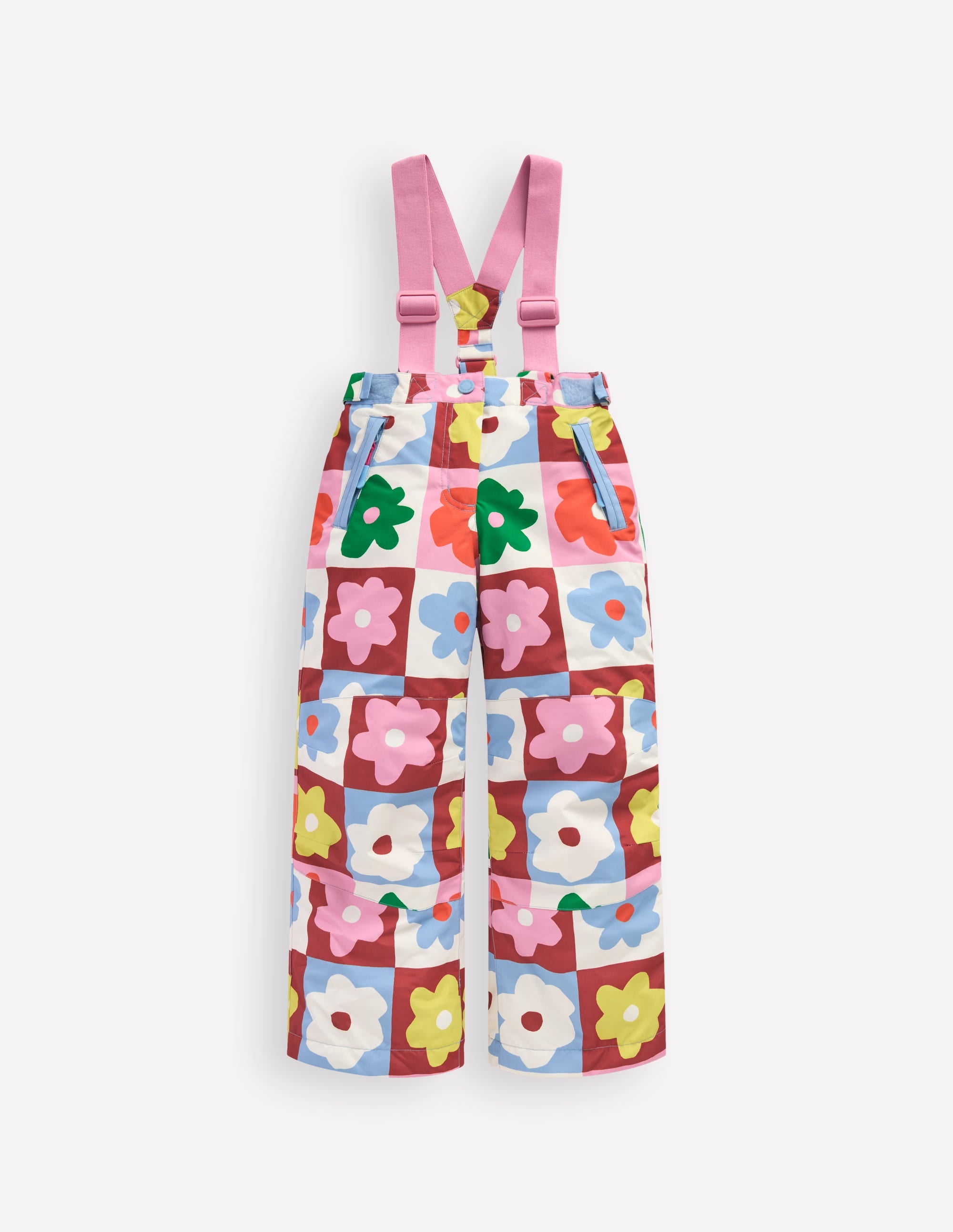 All Weather Waterproof Trouser-Multi Flower Check - Image 1
