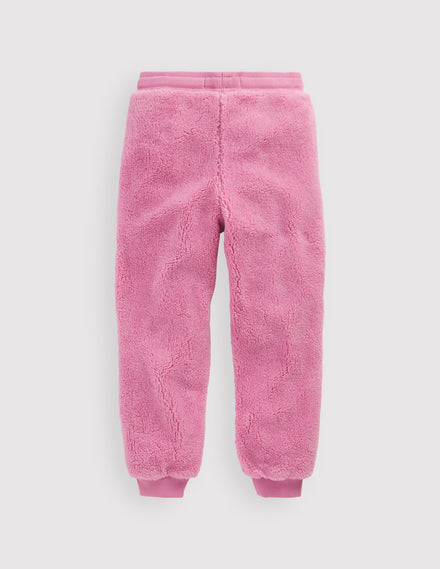 Cosy Fleece Joggers-Pink Haze