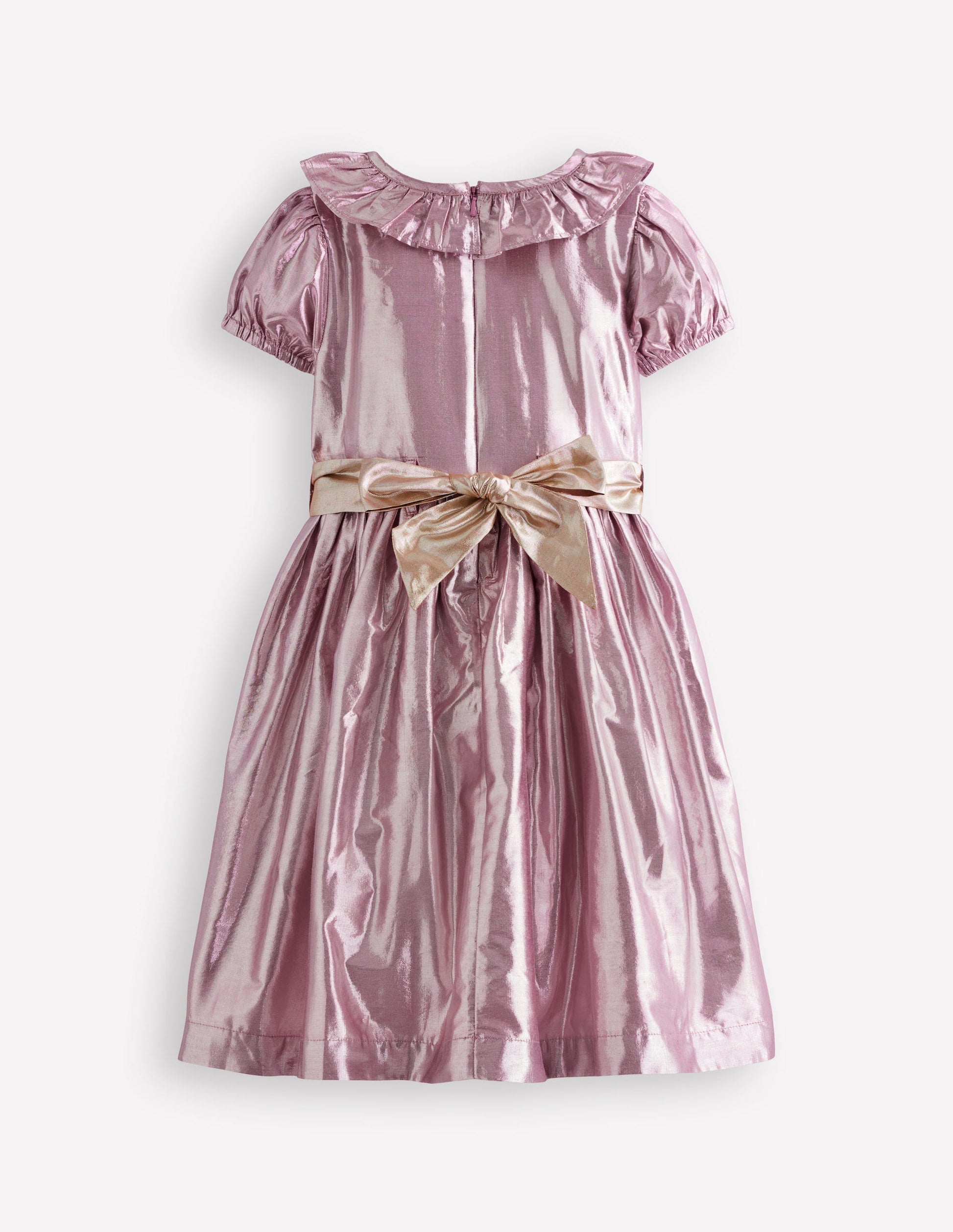 Fit & Flare Party Dress-Pink-3