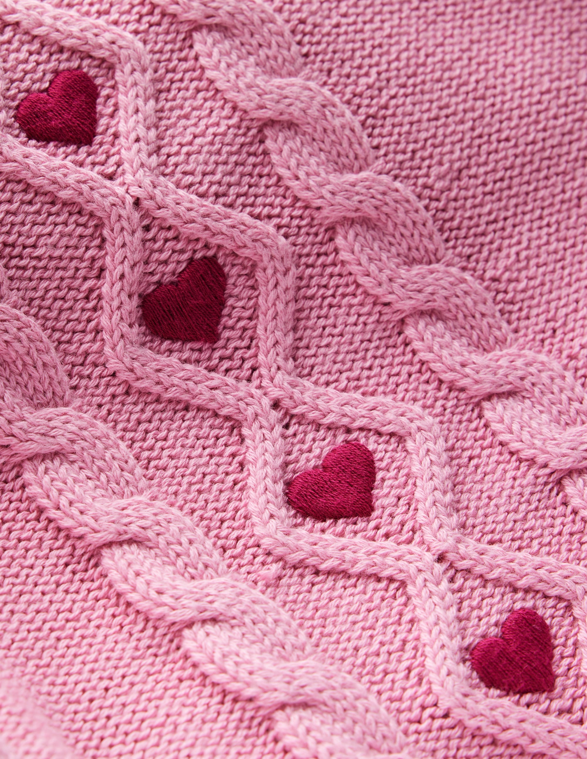 Cable Knitted Skirt-Formica Pink - Image 3